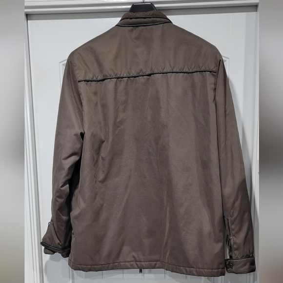 Boston Harbour water-resistant, fiber-filled jacket with faux leather trim - Picture 2 of 7